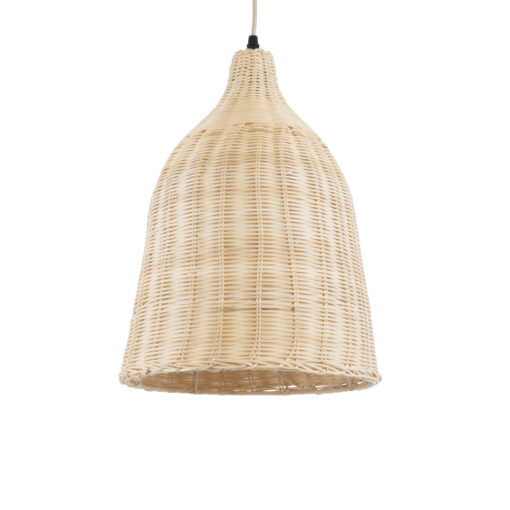 GloboStar® GLOBOSTAR® BAHAMAS 01202 Boho Κρεμαστό Φωτιστικό Οροφής με Ντουί 1 x E27 AC 220-240V IP20 - Μπεζ - Μ30 x Π30 x Υ40cm