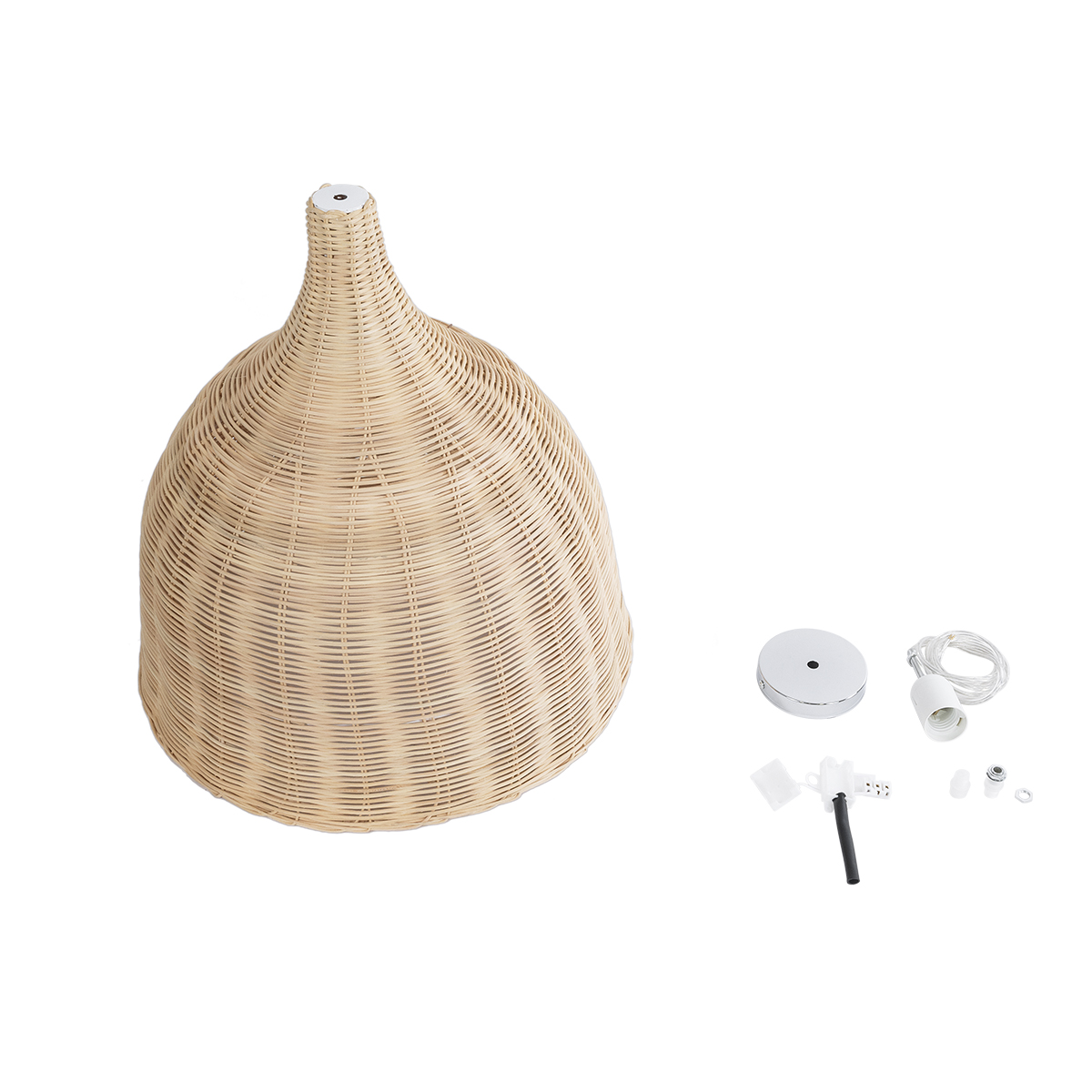 GLOBOSTAR® BAHAMAS 01203 Boho Κρεμαστό Φωτιστικό Οροφής με Ντουί 1 x E27 AC 220-240V IP20 - Μπεζ - Μ45 x Π45 x Υ47cm 12 GLOBOSTAR® BAHAMAS 01203 Boho Κρεμαστό Φωτιστικό Οροφής με Ντουί 1 x E27 AC 220-240V IP20 - Μπεζ - Μ45 x Π45 x Υ47cm - Image 10