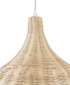 GLOBOSTAR® BAHAMAS 01203 Boho Κρεμαστό Φωτιστικό Οροφής με Ντουί 1 x E27 AC 220-240V IP20 - Μπεζ - Μ45 x Π45 x Υ47cm 18 01203 8