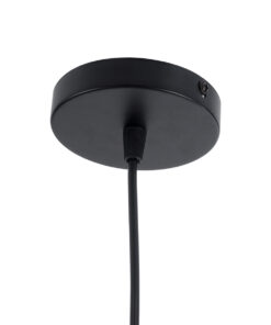 GLOBOSTAR® CHARLO 01214 Vintage Κρεμαστό Φωτιστικό Οροφής με Ντουί 1 x E27 AC 220-240V IP20 - Μαύρο & Χρυσό - Μ26 x Π26 x Υ16cm 20 01214 10