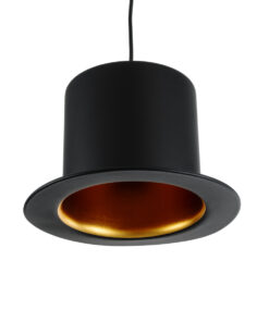 GLOBOSTAR® SHERLOCK 01215 Vintage Κρεμαστό Φωτιστικό Οροφής με Ντουί 1 x E27 AC 220-240V IP20 - Μαύρο & Χρυσό - Μ26 x Π26 x Υ16cm 15 01215 6