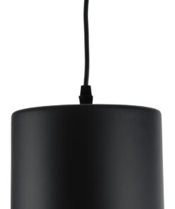 GLOBOSTAR® SHERLOCK 01215 Vintage Κρεμαστό Φωτιστικό Οροφής με Ντουί 1 x E27 AC 220-240V IP20 - Μαύρο & Χρυσό - Μ26 x Π26 x Υ16cm 16 01215 7