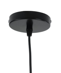 GLOBOSTAR® SHERLOCK 01215 Vintage Κρεμαστό Φωτιστικό Οροφής με Ντουί 1 x E27 AC 220-240V IP20 - Μαύρο & Χρυσό - Μ26 x Π26 x Υ16cm 18 01215 9