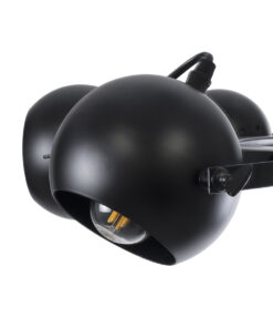 GLOBOSTAR® LINNYA 01219 Μοντέρνο Κρεμαστό Φωτιστικό Οροφής με Ντουί 8 x E27 AC 220-240V IP20 - Μαύρο - Μ78 x Π78 x Υ10cm 21 01219 10