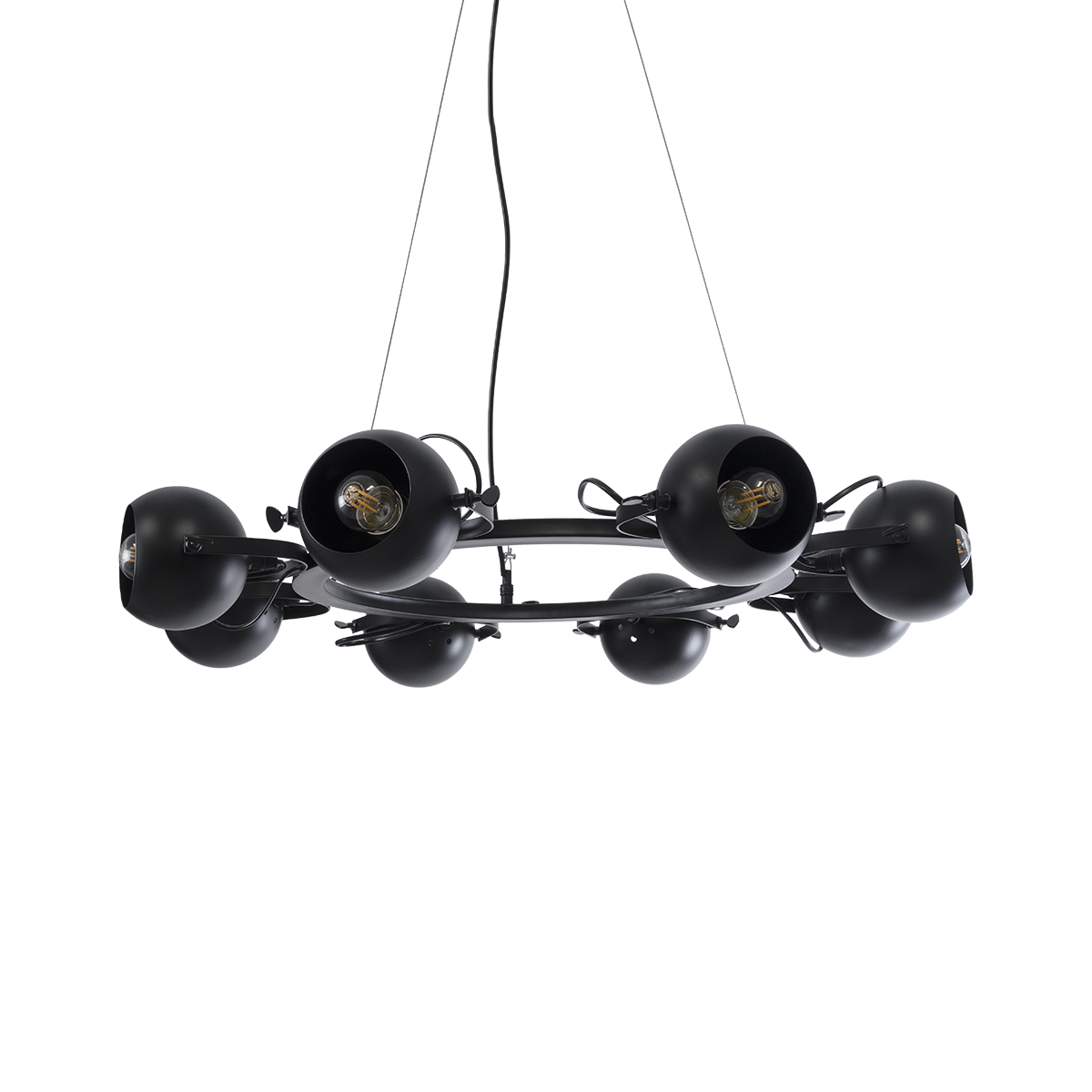 GLOBOSTAR® LINNYA 01219 Μοντέρνο Κρεμαστό Φωτιστικό Οροφής με Ντουί 8 x E27 AC 220-240V IP20 - Μαύρο - Μ78 x Π78 x Υ10cm 3 GloboStar® GLOBOSTAR® LINNYA 01219 Μοντέρνο Κρεμαστό Φωτιστικό Οροφής με Ντουί 8 x E27 AC 220-240V IP20 - Μαύρο - Μ78 x Π78 x Υ10cm