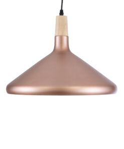 GLOBOSTAR® FELICITA 01223 Μοντέρνο Κρεμαστό Φωτιστικό Οροφής με Ντουί 1 x E27 AC 220-240V IP20 - Χάλκινο & Λευκό - Μ40 x Π40 x Υ30cm 15 01223 5