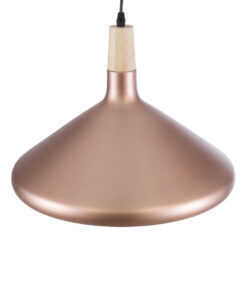 GLOBOSTAR® FELICITA 01223 Μοντέρνο Κρεμαστό Φωτιστικό Οροφής με Ντουί 1 x E27 AC 220-240V IP20 - Χάλκινο & Λευκό - Μ40 x Π40 x Υ30cm 17 01223 7