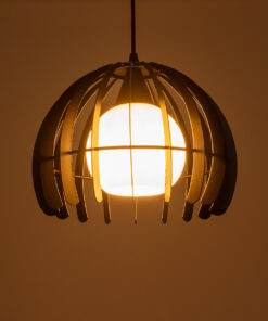 Alternative view of GLOBOSTAR® INGLEY 01226 Μοντέρνο Κρεμαστό Φωτιστικό Οροφής με Ντουί 1 x E27 AC 220-240V IP20 - Μαύρο & Λευκό - Μ26 x Π26 x Υ21cm