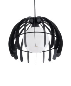 GLOBOSTAR® INGLEY 01226 Μοντέρνο Κρεμαστό Φωτιστικό Οροφής με Ντουί 1 x E27 AC 220-240V IP20 - Μαύρο & Λευκό - Μ26 x Π26 x Υ21cm 16 01226 6