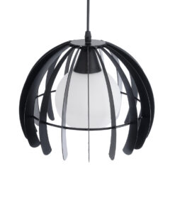 GLOBOSTAR® INGLEY 01226 Μοντέρνο Κρεμαστό Φωτιστικό Οροφής με Ντουί 1 x E27 AC 220-240V IP20 - Μαύρο & Λευκό - Μ26 x Π26 x Υ21cm 17 01226 7