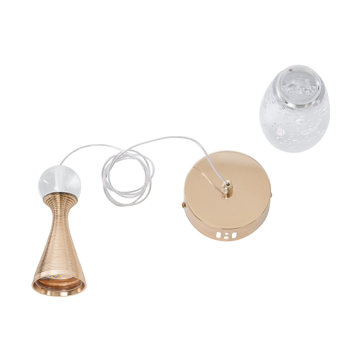 GLOBOSTAR® JADORE 01232 Μοντέρνο Κρεμαστό Φωτιστικό Οροφής LED 5W 400lm 120° AC 220-240V IP20 Θερμό Λευκό 3000K - Lumileds SMD Chip - Χρυσό & Διάφανο - Μ8 x Π8 x Υ26cm - 2 Χρόνια Εγγύηση 12 GLOBOSTAR® JADORE 01232 Μοντέρνο Κρεμαστό Φωτιστικό Οροφής LED 5W 400lm 120° AC 220-240V IP20 Θερμό Λευκό 3000K - Lumileds SMD Chip - Χρυσό & Διάφανο - Μ8 x Π8 x Υ26cm - 2 Χρόνια Εγγύηση - Image 10