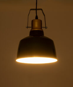 Alternative view of GLOBOSTAR® DEVOTA 01235 Vintage Κρεμαστό Φωτιστικό Οροφής με Ντουί 1 x E27 AC 220-240V IP20 - Μαύρο & Χρυσό - Μ22 x Π22 x Υ30cm