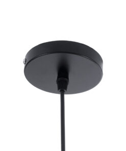 GLOBOSTAR® NUNZIATA 01236 Vintage Κρεμαστό Φωτιστικό Οροφής με Ντουί 1 x E27 AC 220-240V IP20 - Μαύρο & Χρυσό - Μ26 x Π26 x Υ40cm 20 01236 10