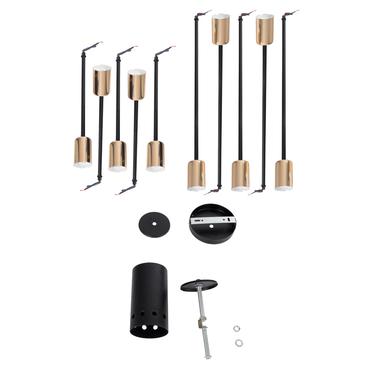 GloboStar® OLINDA 01244 Μοντέρνο Φωτιστικό Οροφής Πλέγμα Πολύφωτο 10 x E27 IP20 Μαύρο & Χρυσό Μέταλλο - Μ102 x Π102 x Υ17cm 10 GloboStar® OLINDA 01244 Μοντέρνο Φωτιστικό Οροφής Πλέγμα Πολύφωτο 10 x E27 IP20 Μαύρο & Χρυσό Μέταλλο - Μ102 x Π102 x Υ17cm - Image 8