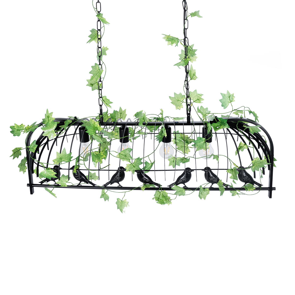 GLOBOSTAR® NEST 01255 Vintage Κρεμαστό Φωτιστικό Οροφής με Ντουί 4 x E27 AC 220-240V IP20 - Mαύρο & Πράσινο - Μ103 x Π34 x Υ36.5cm 7 GLOBOSTAR® NEST 01255 Vintage Κρεμαστό Φωτιστικό Οροφής με Ντουί 4 x E27 AC 220-240V IP20 - Mαύρο & Πράσινο - Μ103 x Π34 x Υ36.5cm - Image 5