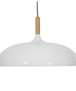 Alternative view of GLOBOSTAR® VALLETE 01256 Μοντέρνο Κρεμαστό Φωτιστικό Οροφής με Ντουί 1 x E27 AC 220-240V IP20 - Λευκό & Μπεζ - Μ45 x Π45 x Υ27cm