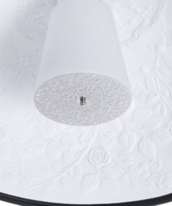 GLOBOSTAR® SERENIA 01270 Μοντέρνο Κρεμαστό Φωτιστικό Οροφής με Ντουί 1 x E27 AC 220-240V IP20 - Μαύρο & Λευκό - Μ60 x Π60 x Υ30cm 20 01270 10