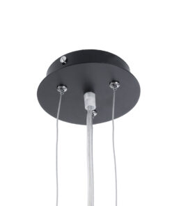 GLOBOSTAR® SERENIA 01270 Μοντέρνο Κρεμαστό Φωτιστικό Οροφής με Ντουί 1 x E27 AC 220-240V IP20 - Μαύρο & Λευκό - Μ60 x Π60 x Υ30cm 21 01270 11