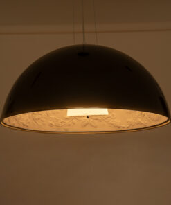 GLOBOSTAR® SERENIA 01270 Μοντέρνο Κρεμαστό Φωτιστικό Οροφής με Ντουί 1 x E27 AC 220-240V IP20 - Μαύρο & Λευκό - Μ60 x Π60 x Υ30cm 13 01270 3