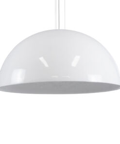 GloboStar® GLOBOSTAR® SERENIA 01273 Μοντέρνο Κρεμαστό Φωτιστικό Οροφής με Ντουί 1 x E27 AC 220-240V IP20 - Λευκό - Μ90 x Π90 x Y40cm