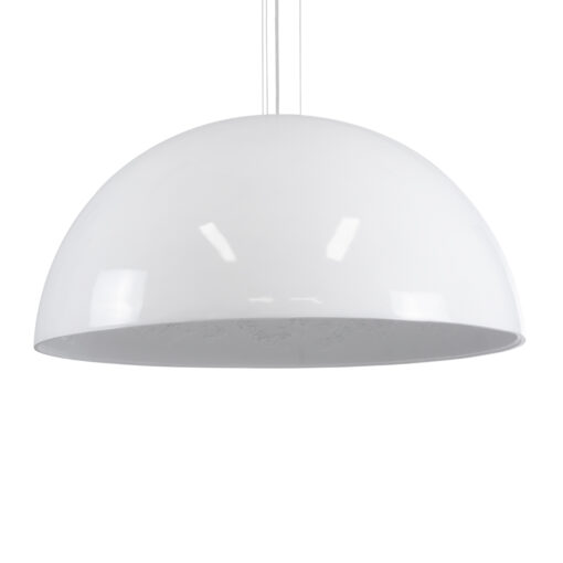 GloboStar® GLOBOSTAR® SERENIA 01273 Μοντέρνο Κρεμαστό Φωτιστικό Οροφής με Ντουί 1 x E27 AC 220-240V IP20 - Λευκό - Μ90 x Π90 x Y40cm