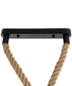 GLOBOSTAR® ROPE 01279 Boho Κρεμαστό Φωτιστικό Οροφής με Ντουί 2 x E27 AC 220-240V IP20 - Μπεζ - Μ30 x Π3.5 x Υ100cm 10 01279 5