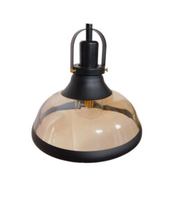 GLOBOSTAR® BILLIARD SERIES 01280 Vintage Κρεμαστό Φωτιστικό Οροφής με Ντουί 3 x E27 AC 220-240V IP20 - Μαύρο & Χρυσό Μελί - Μ96 x Π25 x Υ30cm 20 01280 0010