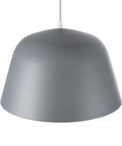 GLOBOSTAR® UPVALE 01282 Μοντέρνο Κρεμαστό Φωτιστικό Οροφής με Ντουί 1 x E27 AC 220-240V IP20 - Γκρι & Λευκό - Μ40 x Π40 x Υ24cm 16 01282 6