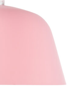 GLOBOSTAR® UPVALE 01284 Μοντέρνο Κρεμαστό Φωτιστικό Οροφής με Ντουί 1 x E27 AC 220-240V IP20 - Ροζ & Λευκό - Μ40 x Π40 x Υ24cm 17 01284 7