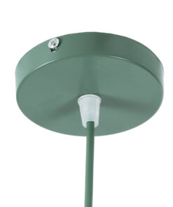 GLOBOSTAR® UPVALE 01285 Μοντέρνο Κρεμαστό Φωτιστικό Οροφής με Ντουί 1 x E27 AC 220-240V IP20 - Πράσινο & Λευκό - Μ40 x Π40 x Υ24cm 18 01285 8