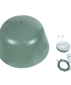 GLOBOSTAR® UPVALE 01285 Μοντέρνο Κρεμαστό Φωτιστικό Οροφής με Ντουί 1 x E27 AC 220-240V IP20 - Πράσινο & Λευκό - Μ40 x Π40 x Υ24cm 19 01285 9