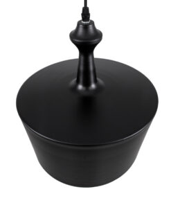 GLOBOSTAR® ROCKFORD 01287-A Μοντέρνο Κρεμαστό Φωτιστικό Οροφής με Ντουί 1 x E27 AC 220-240V IP20 - Μαύρο & Χρυσό - Μ30 x Π30 x Υ30cm 13 01287 a 4