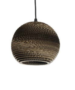 GloboStar® GLOBOSTAR® SANTORINI 01288 Boho Κρεμαστό Φωτιστικό Οροφής με Ντουί 1 x E27 AC 220-240V IP20 - Καφέ - Μ20 x Π20 x Y16cm