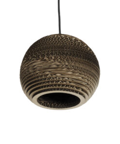 GLOBOSTAR® SANTORINI 01288 Boho Κρεμαστό Φωτιστικό Οροφής με Ντουί 1 x E27 AC 220-240V IP20 - Καφέ - Μ20 x Π20 x Y16cm 17 01288 6