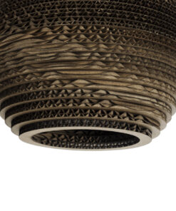 GLOBOSTAR® SANTORINI 01288 Boho Κρεμαστό Φωτιστικό Οροφής με Ντουί 1 x E27 AC 220-240V IP20 - Καφέ - Μ20 x Π20 x Y16cm 20 01288 9