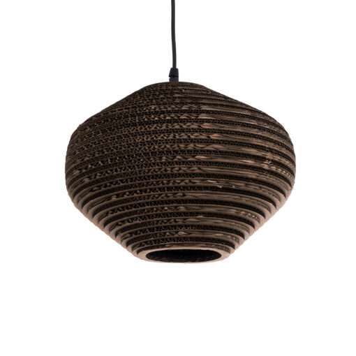 GloboStar® GLOBOSTAR® SANTORINI 01293 Boho Κρεμαστό Φωτιστικό Οροφής με Ντουί 1 x E27 AC 220-240V IP20 - Καφέ - Μ30 x Π30 x Y20cm