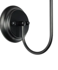 GLOBOSTAR® SHELLY 01299 Vintage Φωτιστικό Τοίχου - Απλίκα με Ντουί 1 x E27 AC 220-240V IP20 - Μαύρο & Μπεζ - Μ13 x Π18 x Υ34cm 15 01299 7