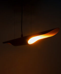 Alternative view of GLOBOSTAR® ESTERINA 01304 Μοντέρνο Κρεμαστό Φωτιστικό Οροφής με Ντουί 2 x E27 AC 220-240V IP20 - Μαύρο & Χρυσό - Μ60 x Π6 x Υ6cm