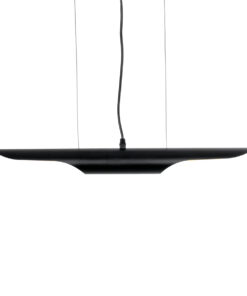 GLOBOSTAR® ESTERINA 01304 Μοντέρνο Κρεμαστό Φωτιστικό Οροφής με Ντουί 2 x E27 AC 220-240V IP20 - Μαύρο & Χρυσό - Μ60 x Π6 x Υ6cm 15 01304 5