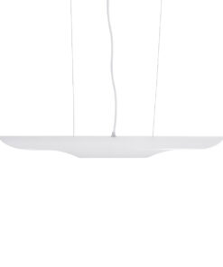 GLOBOSTAR® ESTERINA 01305 Μοντέρνο Κρεμαστό Φωτιστικό Οροφής με Ντουί 2 x E27 AC 220-240V IP20 - Λευκό & Χρυσό - Μ60 x Π6 x Υ6cm 17 01305 7