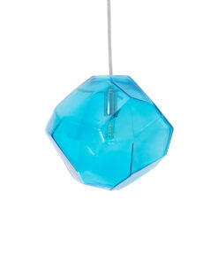GloboStar® GLOBOSTAR® RINA 01306 Μοντέρνο Κρεμαστό Φωτιστικό Οροφής με Ντουί 1 x G9 AC 220-240V IP20 - Γαλάζιο - Μ20 x Π20 x Υ20cm