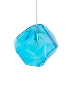 GLOBOSTAR® RINA 01306 Μοντέρνο Κρεμαστό Φωτιστικό Οροφής με Ντουί 1 x G9 AC 220-240V IP20 - Γαλάζιο - Μ20 x Π20 x Υ20cm 15 01306 6