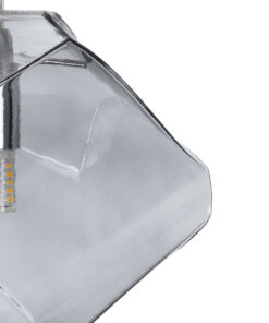 GLOBOSTAR® RINA 01307 Μοντέρνο Κρεμαστό Φωτιστικό Οροφής με Ντουί 1 x G9 AC 220-240V IP20 - Γκρι - Μ16 x Π16 x Υ17cm 17 01307 8