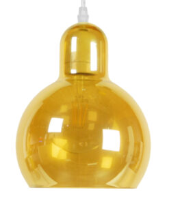 Alternative view of GLOBOSTAR® LUCREZIA 01315 Μοντέρνο Κρεμαστό Φωτιστικό Οροφής με Ντουί 1 x E27 AC 220-240V IP20 - Μελί - Μ18 x Π18 x Υ23cm