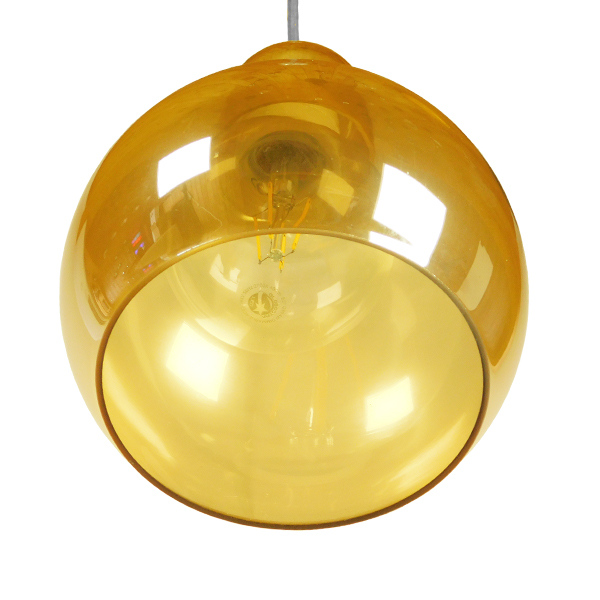 GLOBOSTAR® LUCREZIA 01315 Μοντέρνο Κρεμαστό Φωτιστικό Οροφής με Ντουί 1 x E27 AC 220-240V IP20 - Μελί - Μ18 x Π18 x Υ23cm 7 GLOBOSTAR® LUCREZIA 01315 Μοντέρνο Κρεμαστό Φωτιστικό Οροφής με Ντουί 1 x E27 AC 220-240V IP20 - Μελί - Μ18 x Π18 x Υ23cm - Image 5