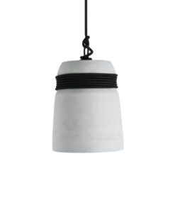 GLOBOSTAR® TRIBECA 01320 Μοντέρνο Κρεμαστό Φωτιστικό Οροφής με Ντουί 1 x E27 AC 220-240V IP20 - Γκρι & Μαύρο - Μ20 x Π20 x Υ26cm 13 01320 5