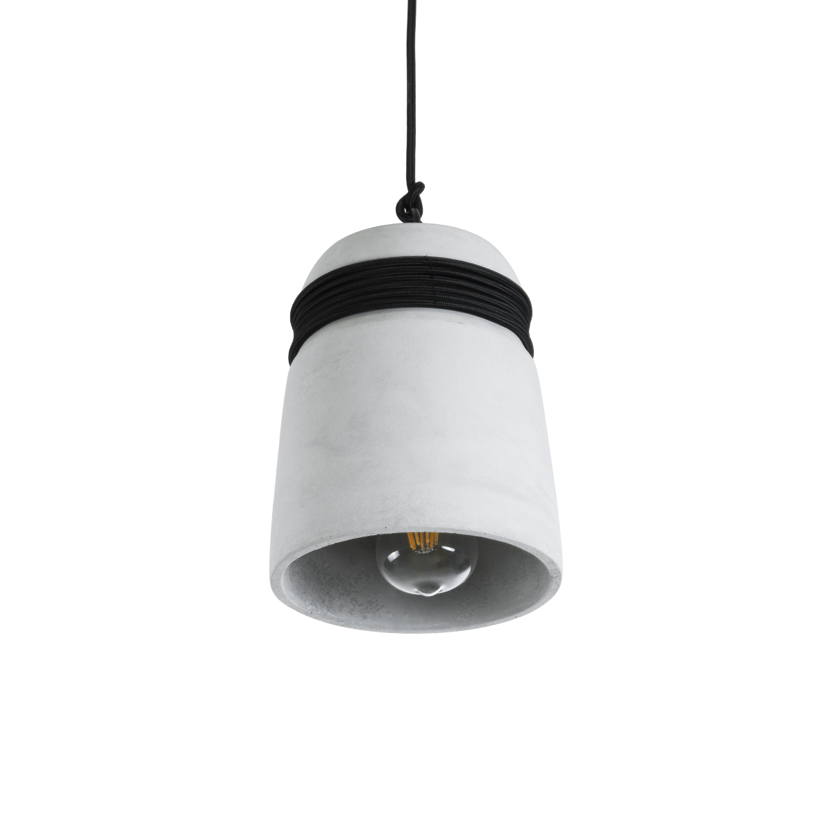 GLOBOSTAR® TRIBECA 01320 Μοντέρνο Κρεμαστό Φωτιστικό Οροφής με Ντουί 1 x E27 AC 220-240V IP20 - Γκρι & Μαύρο - Μ20 x Π20 x Υ26cm 6 GLOBOSTAR® TRIBECA 01320 Μοντέρνο Κρεμαστό Φωτιστικό Οροφής με Ντουί 1 x E27 AC 220-240V IP20 - Γκρι & Μαύρο - Μ20 x Π20 x Υ26cm - Image 4