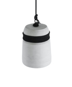 GLOBOSTAR® TRIBECA 01320 Μοντέρνο Κρεμαστό Φωτιστικό Οροφής με Ντουί 1 x E27 AC 220-240V IP20 - Γκρι & Μαύρο - Μ20 x Π20 x Υ26cm 15 01320 7