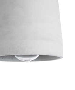 GLOBOSTAR® TRIBECA 01320 Μοντέρνο Κρεμαστό Φωτιστικό Οροφής με Ντουί 1 x E27 AC 220-240V IP20 - Γκρι & Μαύρο - Μ20 x Π20 x Υ26cm 17 01320 9