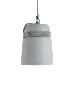 GLOBOSTAR® TRIBECA 01321 Μοντέρνο Κρεμαστό Φωτιστικό Οροφής με Ντουί 1 x E27 AC 220-240V IP20 - Γκρι & Μαύρο - Μ20 x Π20 x Υ26cm 13 01321 5